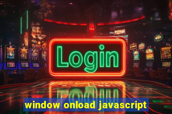 window onload javascript